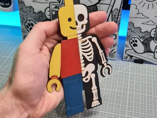 HueForge model: MiniFig X-Ray - Hueforge by Montoya Maker