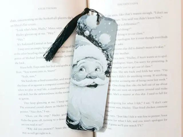 Santa Bookmark, Hueforge