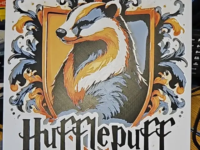 HueForge model: Harry Potter Hufflepuff Sheild - Hueforge by 3dGlow