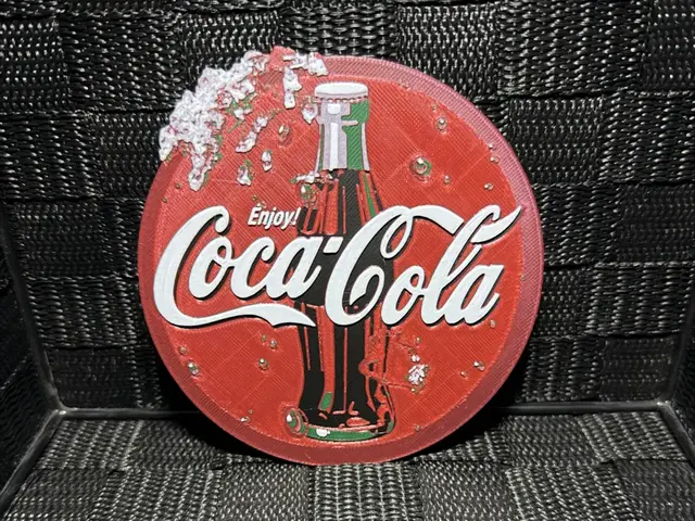 Coca Cola Logo - Hueforge