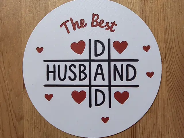 HueForge model: Best Dad/Husband Hueforge by Morganja