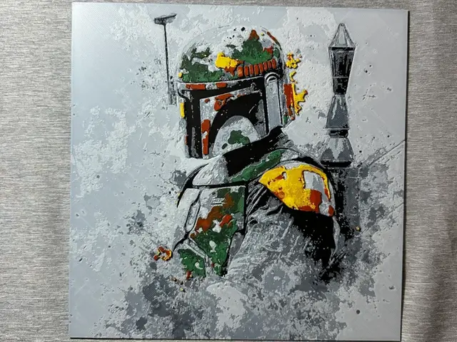 HueForge model: Boba Fett 5-color Hueforge by Hey Ben
