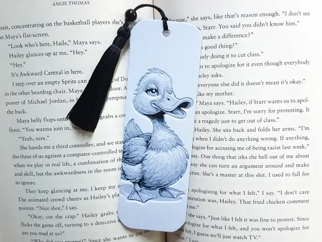 HueForge model: Bookmark, Cartoon Duck, Hueforge by Dame Jo