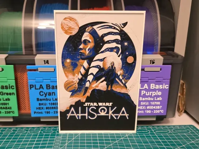 Star Wars: Ahsoka Poster - Hueforge Art