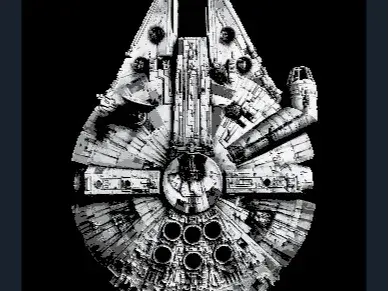 Star Wars Millenium Falcon hueforge