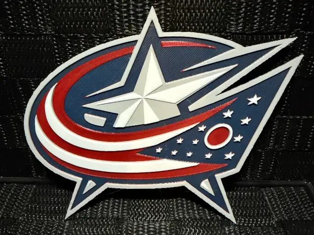 HueForge model: Columbus Blue Jackets Logo - Hueforge by JoDau