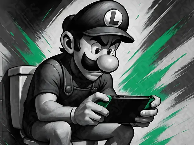 HueForge model: Luigi Pooper Hueforge by LoFi Layers