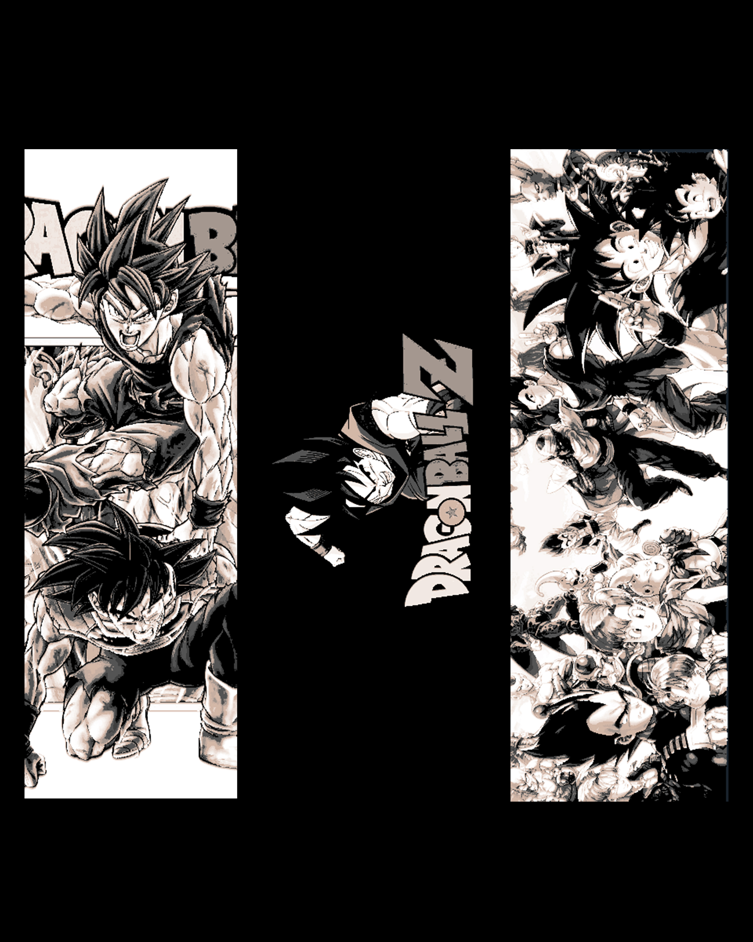 Fan Art Depictions from Dragon Ball Z - Set of Bookmarks by BooneCo3d HueForge model: Fan Art Depictions from Dragon Ball Z - Set of Bookmarks by BooneCo3d