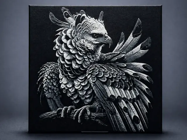 HueForge model: Harpy eagle by Aleksandr