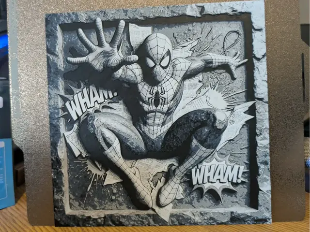 HueForge model: Spiderman slate style hueforge by 3dGlow