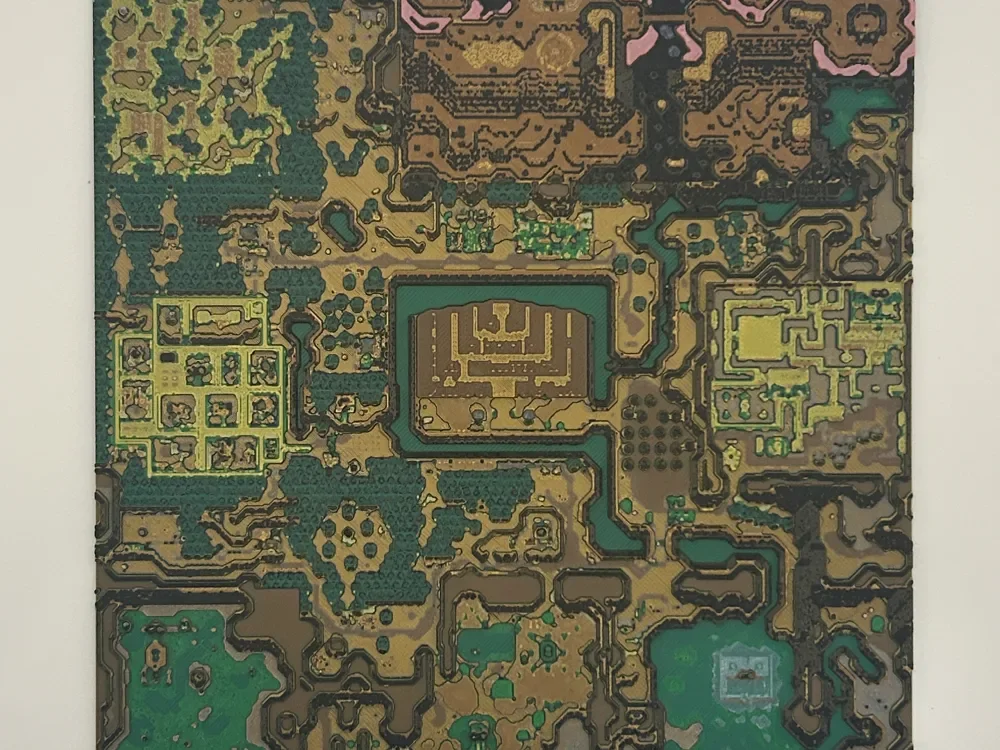 A Link To The Past Dark World HueForge by CreativeDestructions HueForge model: A Link To The Past Dark World HueForge by CreativeDestructions