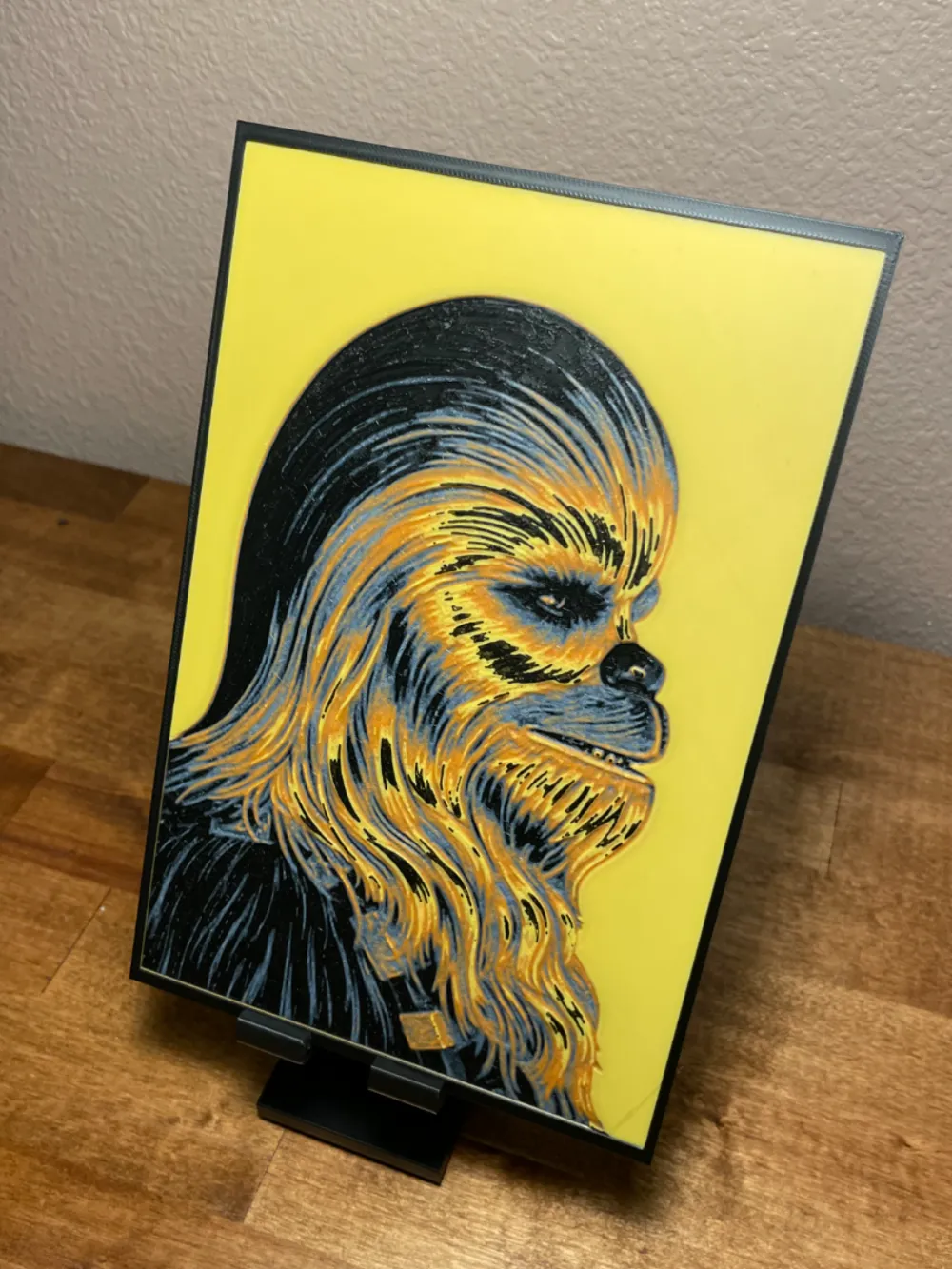 Hueforge - Star Wars - Sunset Chewbacca by Cloudy Nostalgia HueForge model: Hueforge - Star Wars - Sunset Chewbacca by Cloudy Nostalgia