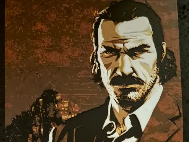 HueForge model: Red Dead Redemption 2 Wall Art - Dutch by FiremanprintsIRL (BR3Design)