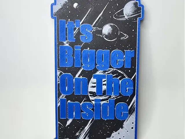 HueForge model: Dr Who Tardis Bookmark by Aprilk6366