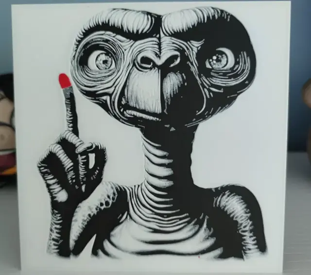 HueForge model: Hueforge E.T., el extraterrestre by Litolunar