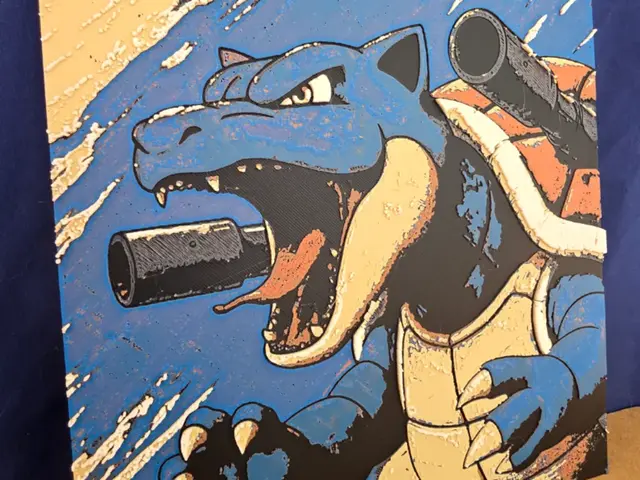 HueForge model: Surging Blastoise Hueforge by Booster's Errant Venture