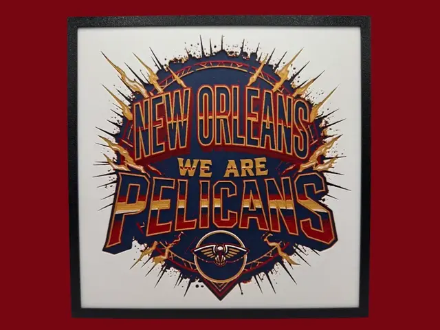 HueForge model: New Orleans Pelicans - NBA by Canadian Gamer