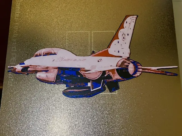HueForge model: F-16 Thunderbird by 3D_Forged