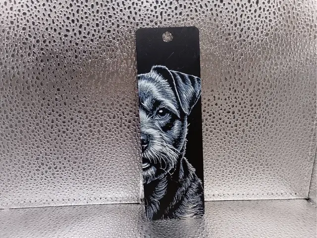 HueForge model: Border Terrier Bookmark Hueforge by Borishotch Industries