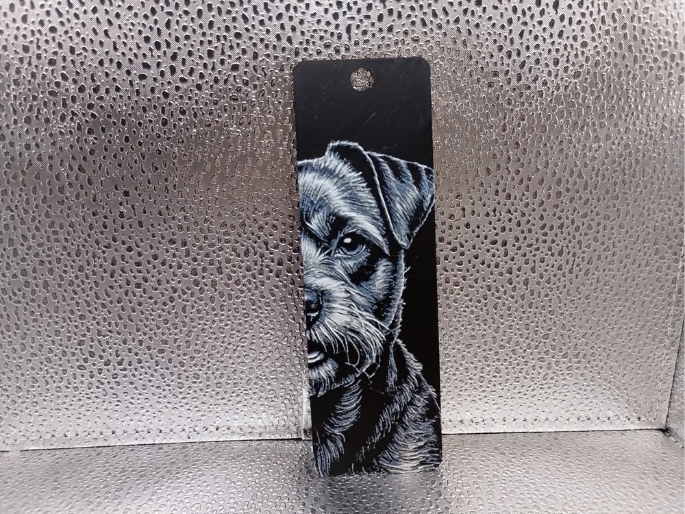 Border Terrier Bookmark Hueforge by Borishotch Industries HueForge model: Border Terrier Bookmark Hueforge by Borishotch Industries