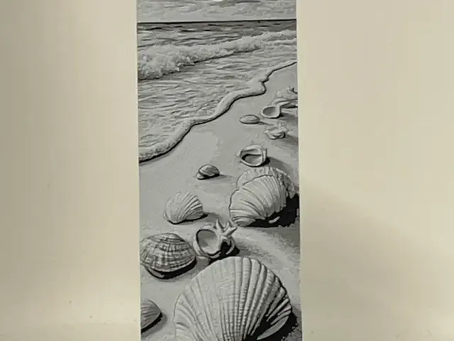 HueForge model: Beach Bookmark by Morganja