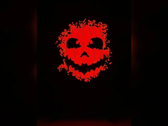 Skull-Eyed Pumpkin HueForge Print