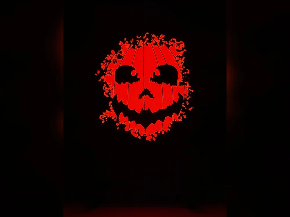 Skull-Eyed Pumpkin HueForge Print by Thadius HueForge model: Skull-Eyed Pumpkin HueForge Print by Thadius