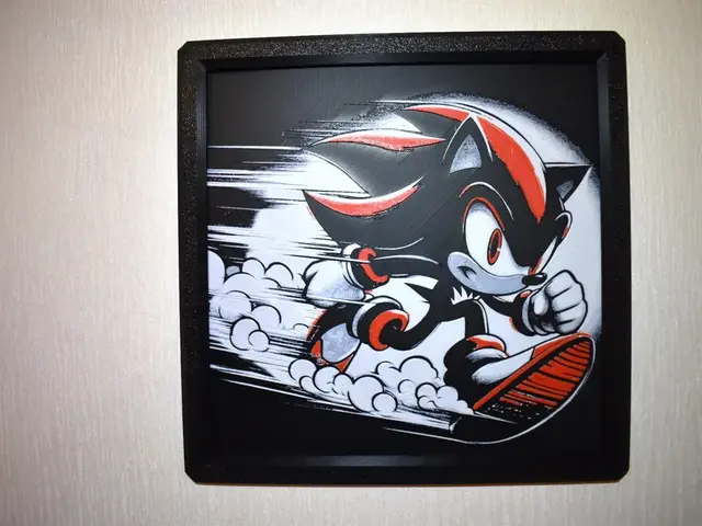 HueForge model: Shadow the Hedgehog Hueforge by Chris B