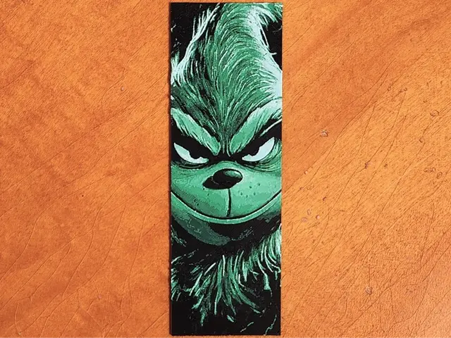 The Grinch Bookmark - 4 Colours