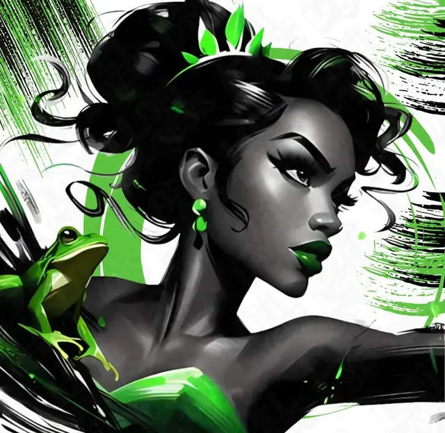 HueForge model: Tiana Hueforge by LoFi Layers