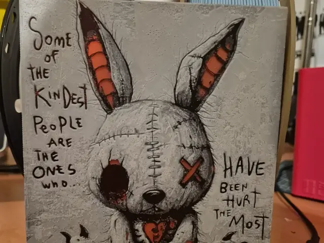 HueForge model: rabbit quote hueforge by Buntsta
