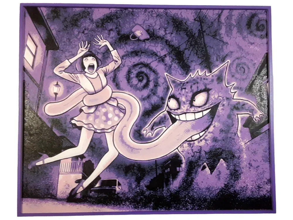 Gengar Hueforge Pokemon Ghost Horror Purple Gastly by Elsie Moonshadow HueForge model: Gengar Hueforge Pokemon Ghost Horror Purple Gastly by Elsie Moonshadow
