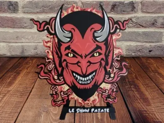 HueForge model: El Diablo Hueforge by leshowpatate
