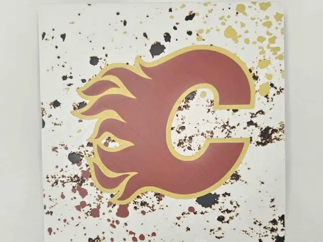 HueForge model: Graffiti Calgary Flames Hueforge by 3Ree Printing