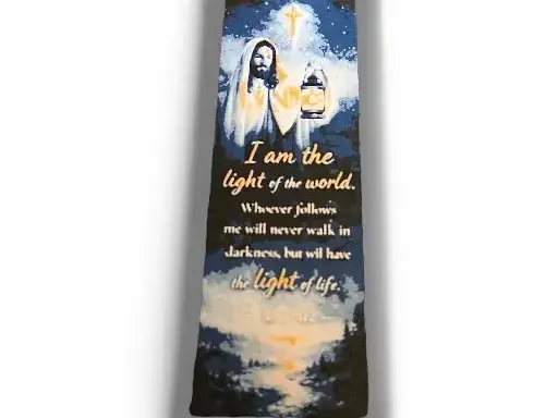 HueForge model: John 8:12 Bible Verse HueForge Bookmark 50x150mm by MythicHue's