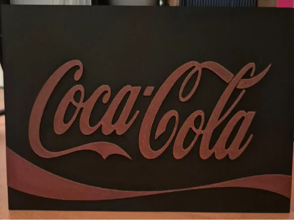Retro coca cola hueforge by Buntsta HueForge model: Retro coca cola hueforge by Buntsta