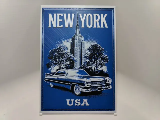 Vintage Travel Poster - New York - Hueforge