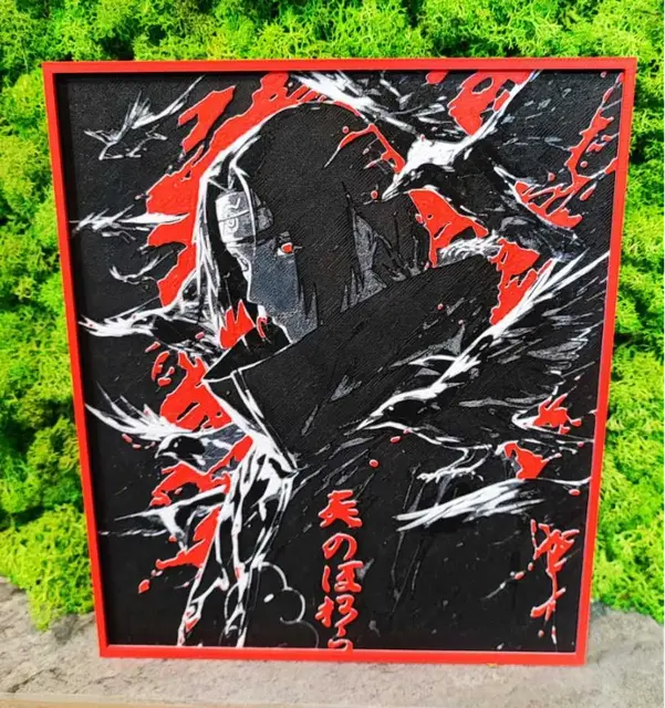 HueForge model: Itachi by Garuda3D