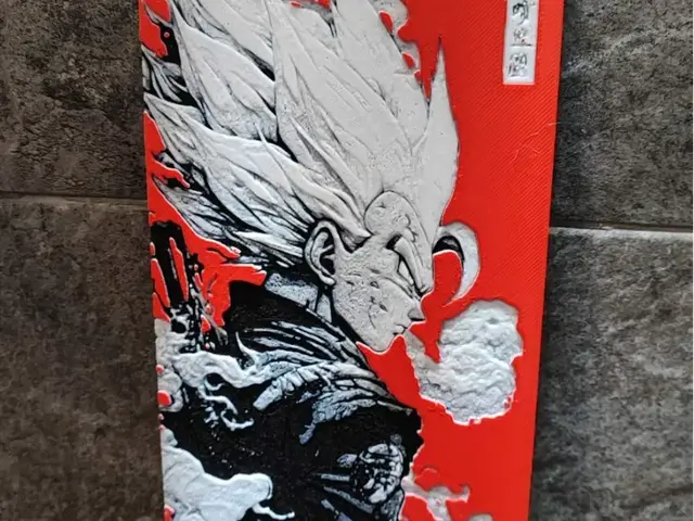 HueForge model: Gohan Japan art by Garuda3D