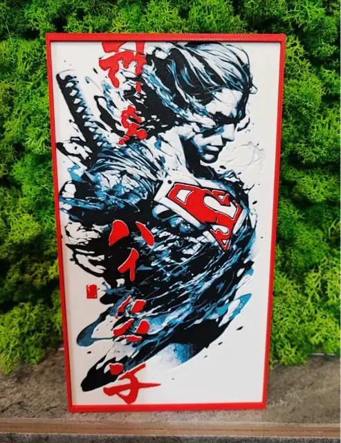 HueForge model: Superman katana by Garuda3D