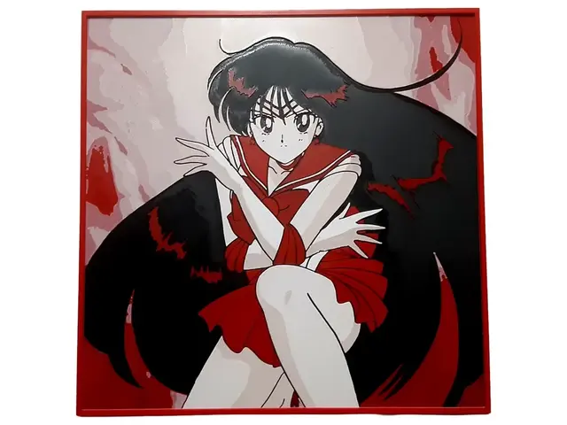 HueForge model: Sailor Mars Hueforge Sailor Moon Rei Hino Anime by Elsie Moonshadow