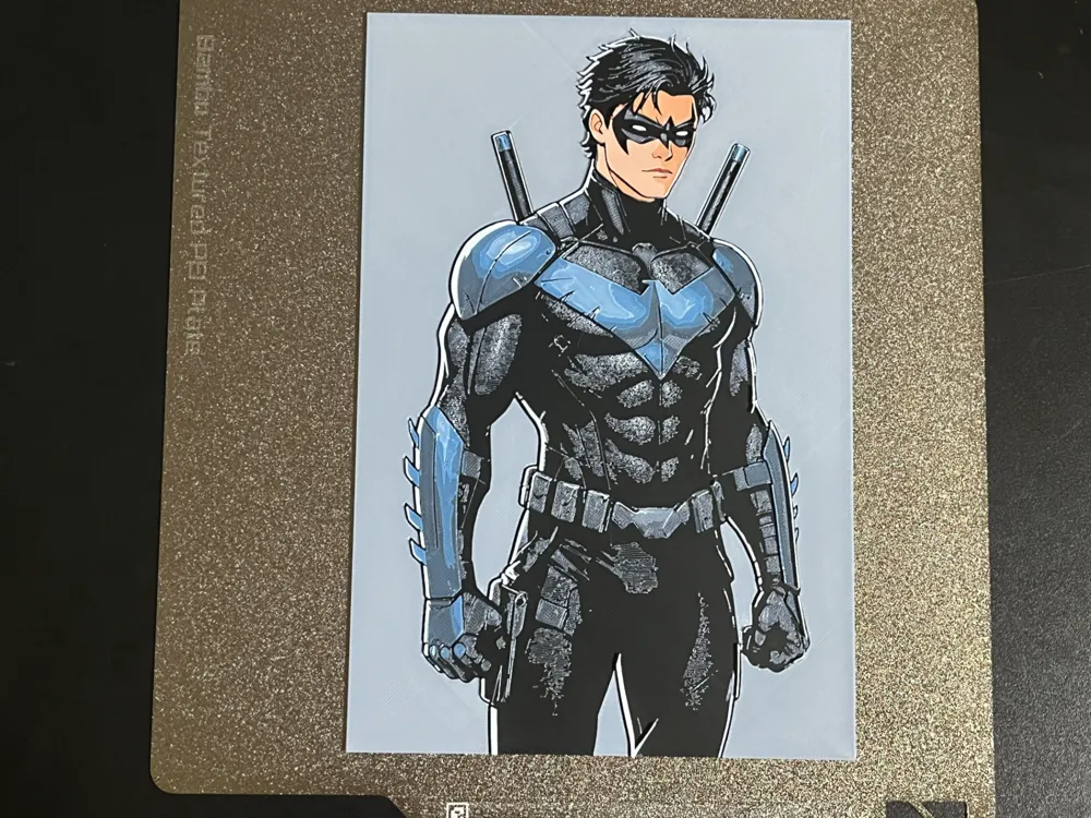 Nightwing DC hueforge by FantasyZ HueForge model: Nightwing DC hueforge by FantasyZ