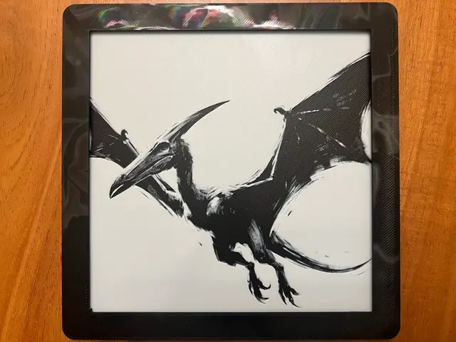 HueForge model: Pterodactyl by JustBe 3D Printing