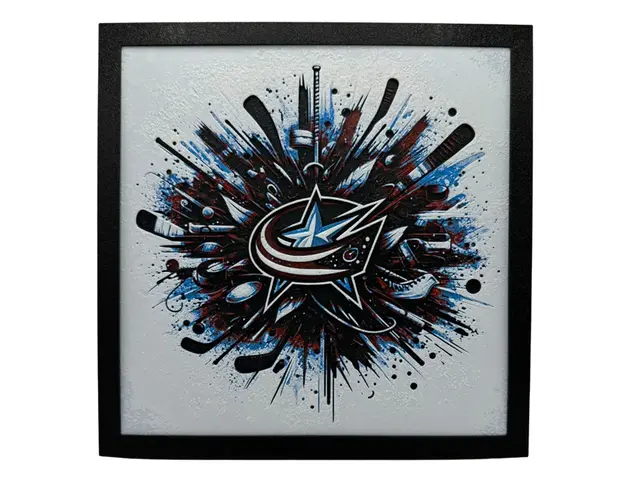 HueForge model: Columbus Blue Jackets - NHL Hueforge by Canadian Gamer