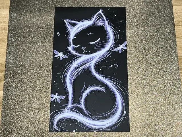 HueForge model: Celestial Feline Cat Hueforge by FantasyZ