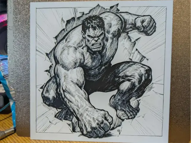 HueForge model: Hulk Smash - Hueforge by 3dGlow
