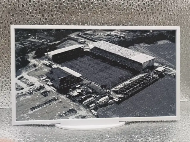 HueForge model: Newcastle Falcons - Kingston Park Stadium hueforge by Borishotch Industries