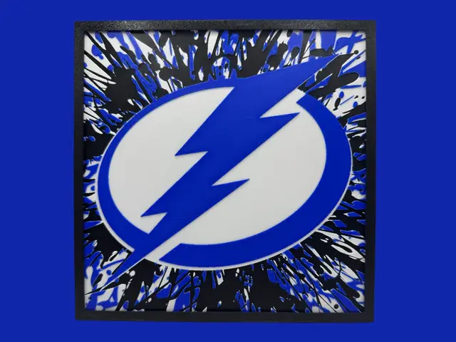 HueForge model: Tampa Bay Lightning - NHL Series 2 by Canadian Gamer
