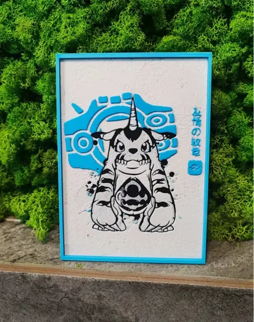 HueForge model: Gabumon Evolution by Garuda3D