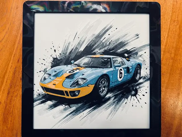 HueForge model: 1968 Ford GT40 by JustBe 3D Printing